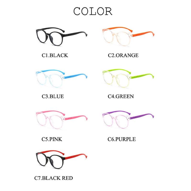 Product Introduction of Anti-Rad&Anti-blue Eyeglasses for Kids To Protect The Eye Glass Against Blue Light Eyeglasses Replaceable Lens Round Shape for Boys Girls Baby 3