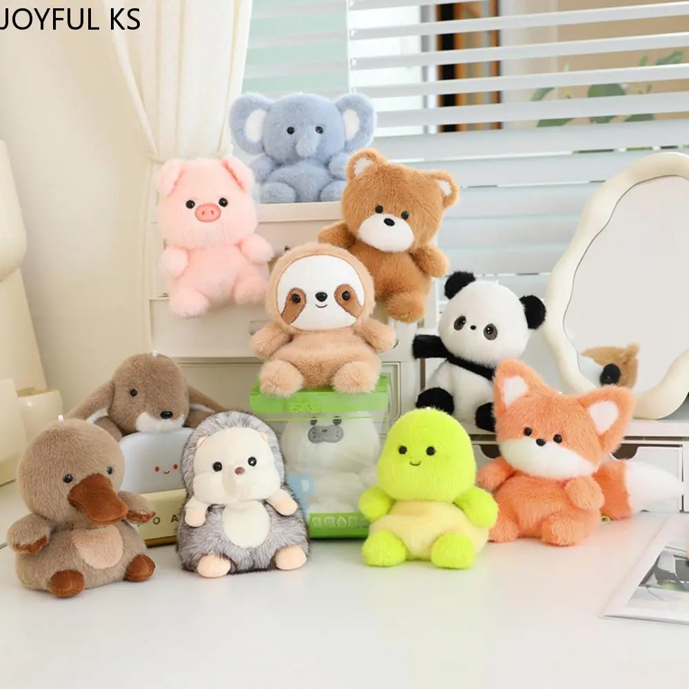 JOYFUL KS Comfort Plush Toys Panda Little Bear Plush Toy Pig Turtle Elephant Plush Doll Cute Cartoon Animal Rabbit Doll Kids Holiday Gifts