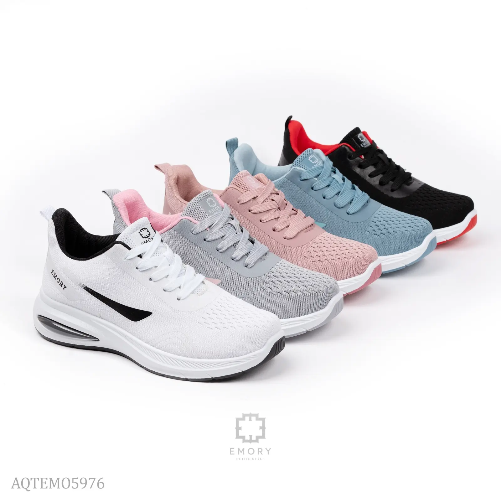 EMORY STYLE  LARRYKA Series  AQYEMO5976 SEPATU WANITA SNEAKERS RAJUT  OLAH RAGA  SHOES Casual Olahraga