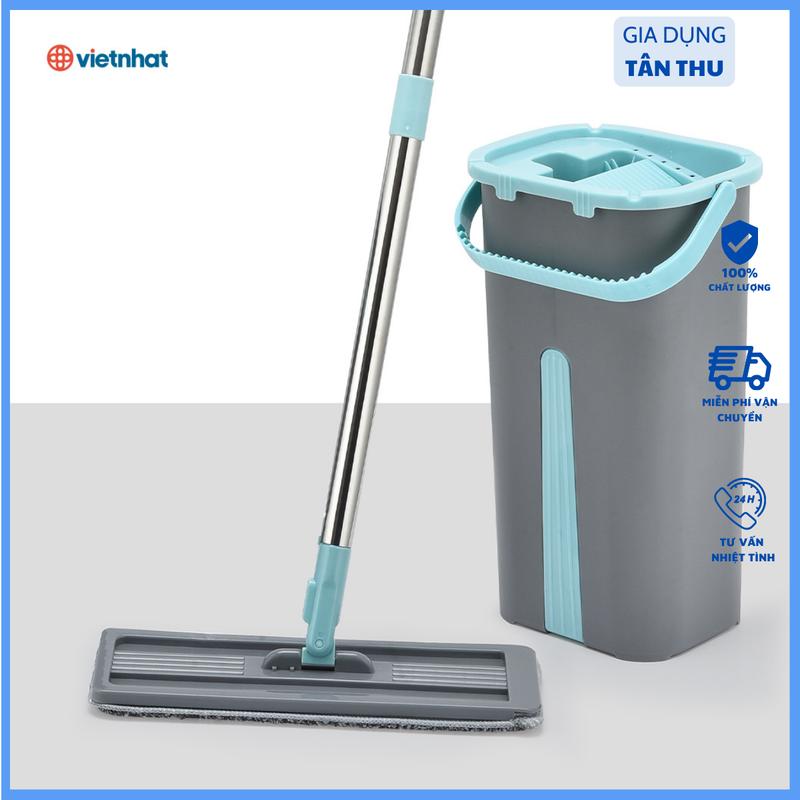 Bộ Cây Lau Nhà Chổi Lau Nhà Tự Vắt 360 Độ Cao Cấp Việt Nhật Nhà bếp Lau Sàn Nhà bếp