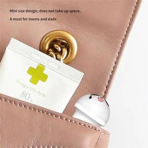 Lampu Malam Palam Mudah Alih USB, Perlindungan Mata, Saiz Mini, Sesuai untuk Membaca, Pengecasan Kuasa Mudah Alih Komputer, Lampu Buku, Reka Bentuk Kartun Putih