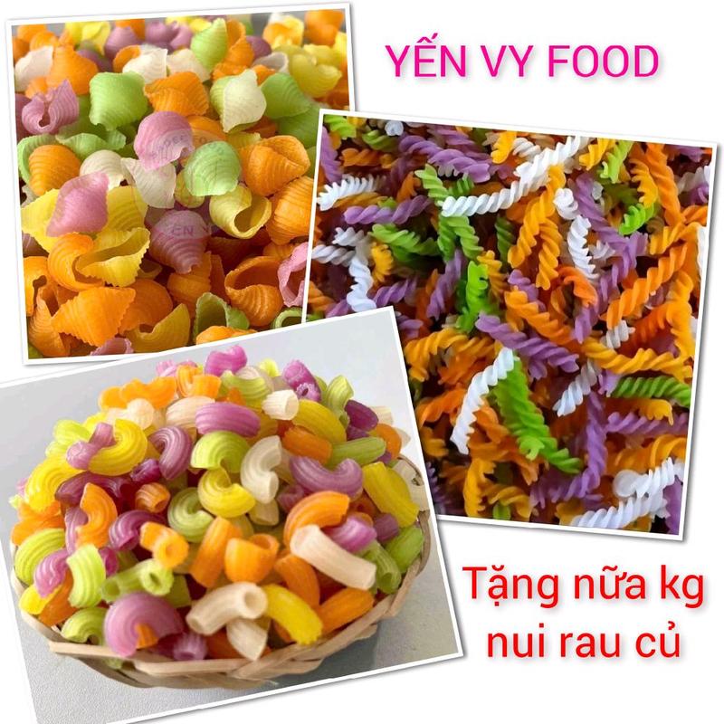 S25 Combo 3kg nui rau củ 1kg nui ống ngắn C 1kg nui xoắn 1kg nui sò Food Thức Ăn takla táo đỏ nuixàobò
