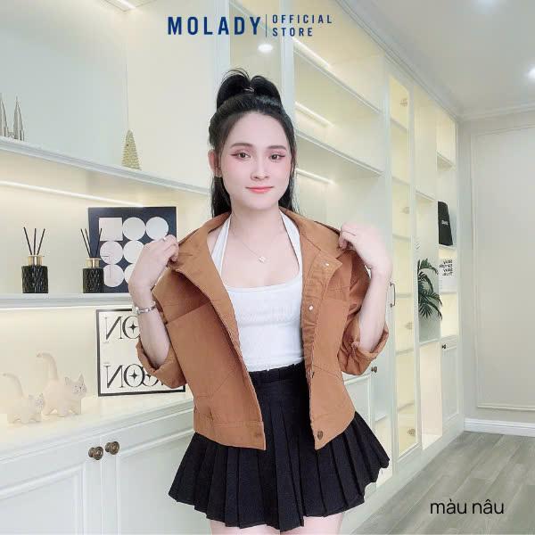 Áo Khoác Kaki Nữ MOLADY AK86 Hot Trendy Cao Cấp Có Nón Đủ Màu Jacket Top Jackets & Coats Jean