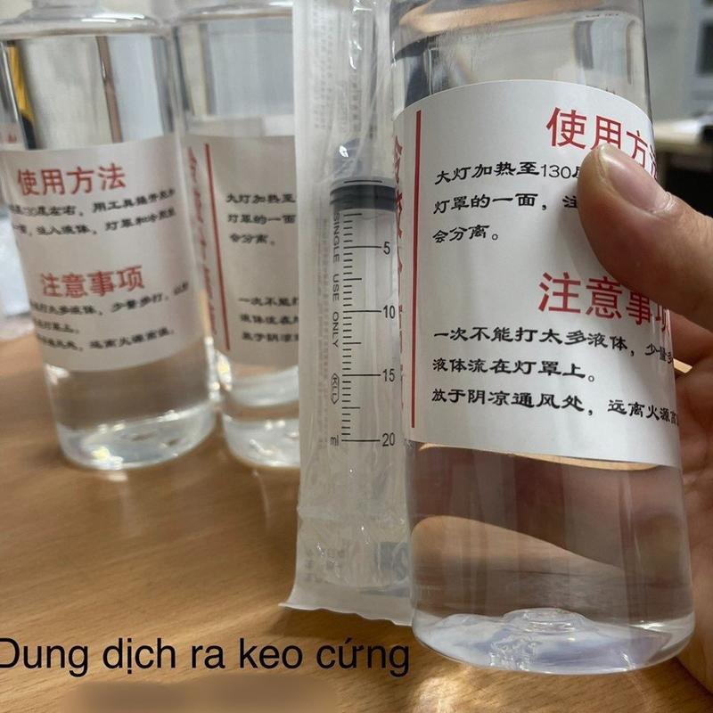 Dung dịch làm sáng mặt kính đèn, dung dịch ra keo đèn chết chuyên dụng cho ô tô , xe máy 2