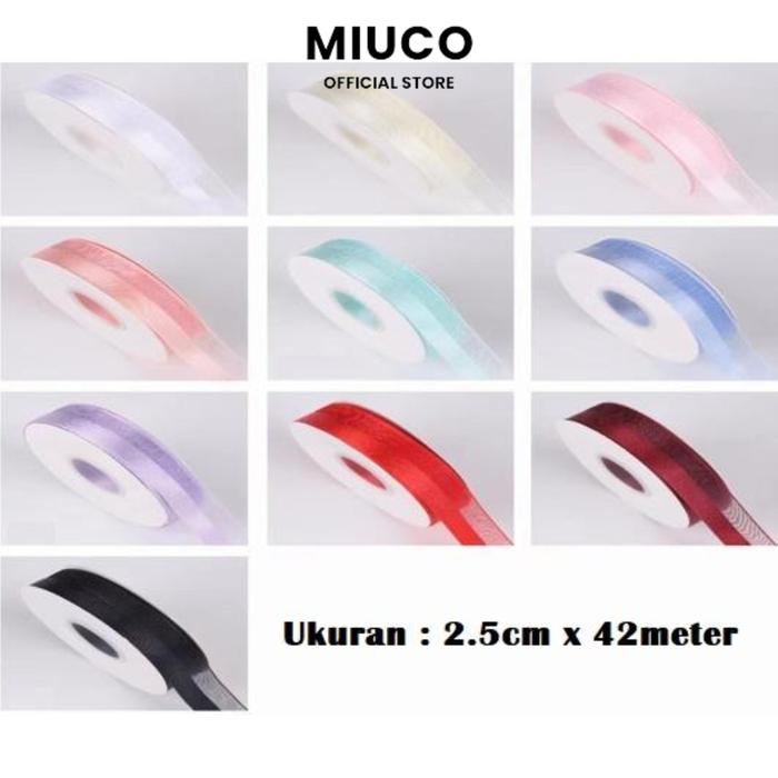 Jual [COD] Miuco - PTA7 EQUAL Pita Satin Roll Motif Setangan Satin dan ...