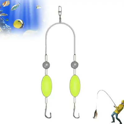 Leveling Rod Rigging Hook Freshwater Bait Rigging Fishing Rod Bait Rigging Freshwater Fish ...