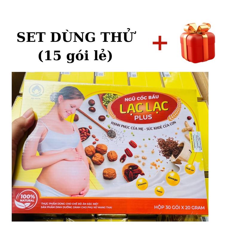(DÙNG THỬ) 15 GÓI NGŨ CỐC DINH DƯỠNG BẦU LẠC LẠC CHÍNH HÃNG có quà