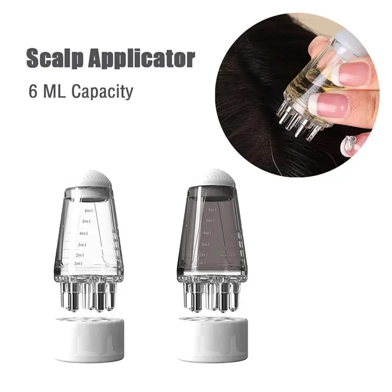 Mini Aplikator Kulit Kepala Sisir Cair Sisir Pijat Mini 5