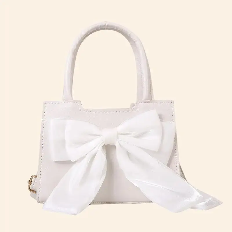 Túi Đeo Chéo Nữ Túi Xách Tay Đính Nơ Lụa Dễ Thương V01 Bag Da