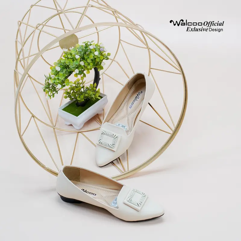 WALCOO TREEX Sepatu Flatshoes Wanita Formal dan Kasual 2