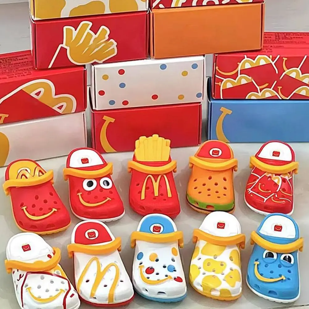 Dép Móc Chìa Khóa Dép Mini, Đồ Chơi McDonald, Đồ Chơi Mô Hình Hạnh Phúc, Quà Tặng Bữa Ăn, Thích Hợp Cho Halloween Và Sinh Nhật, I5Z6
