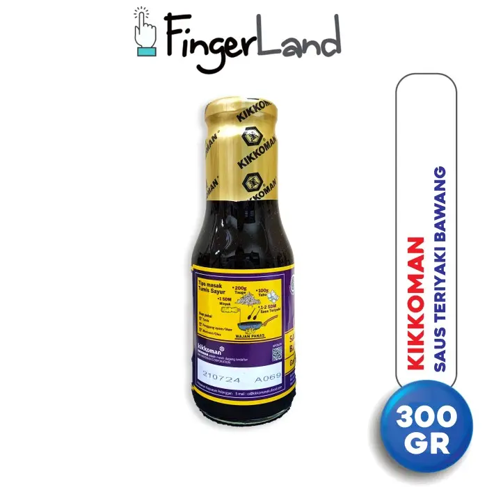 KIKKOMAN Garlic Teriyaki Sauce 300 gram Saus Teriyaki Bawang 1