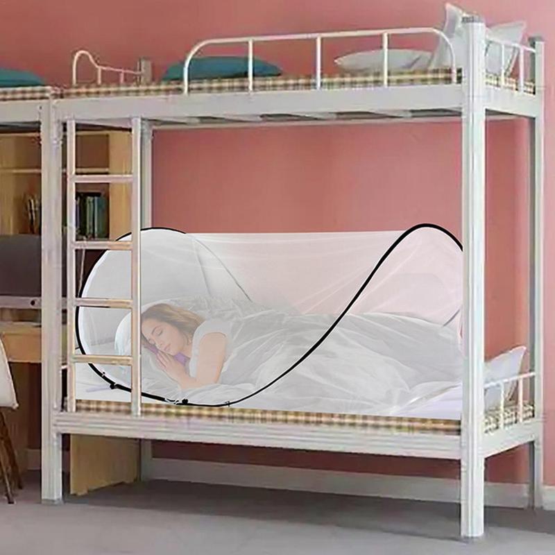 Product Introduction of Mosquito Net For Trips Anti Mosquito For Girl Single Bed Folding Portable Adjustable Luxury Mosquito Net For Bed With Zipper 10