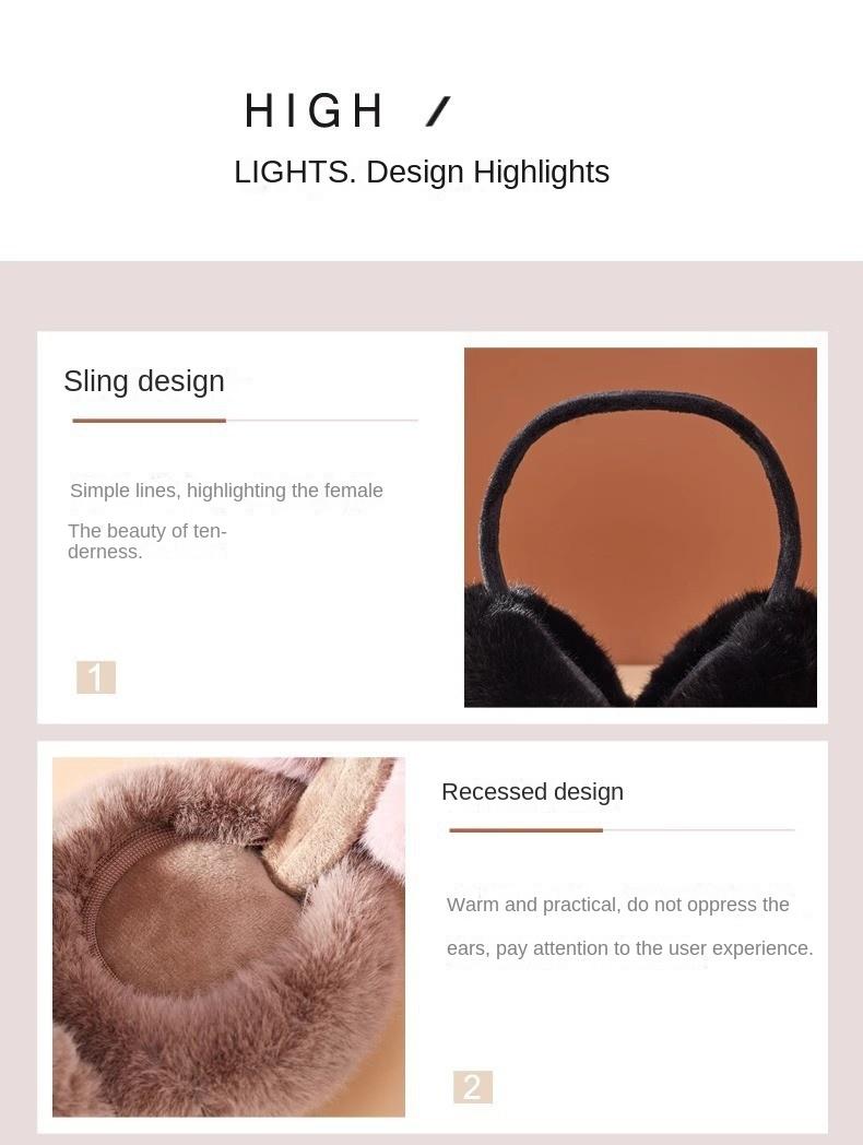 Product Introduction of Bịt Tai Giữ Ấm, Chống Đông, Mũ Tai, Bảo Vệ Tai, Dễ Thương Và Đơn Giản, Mũ Giữ Ấm Tai, Có Thể Gập Lại, Giữ Nhiệt, Thích Hợp Cho Phụ Nữ Và Nam Giới 2