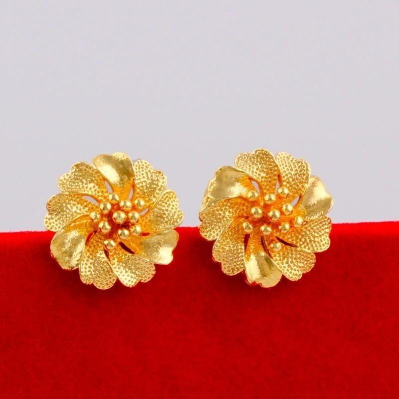 Product Introduction of South Korea Flower EarStuds Women's Colorfast Crown Love Heart Earrings Earrings Accessories Gift 1