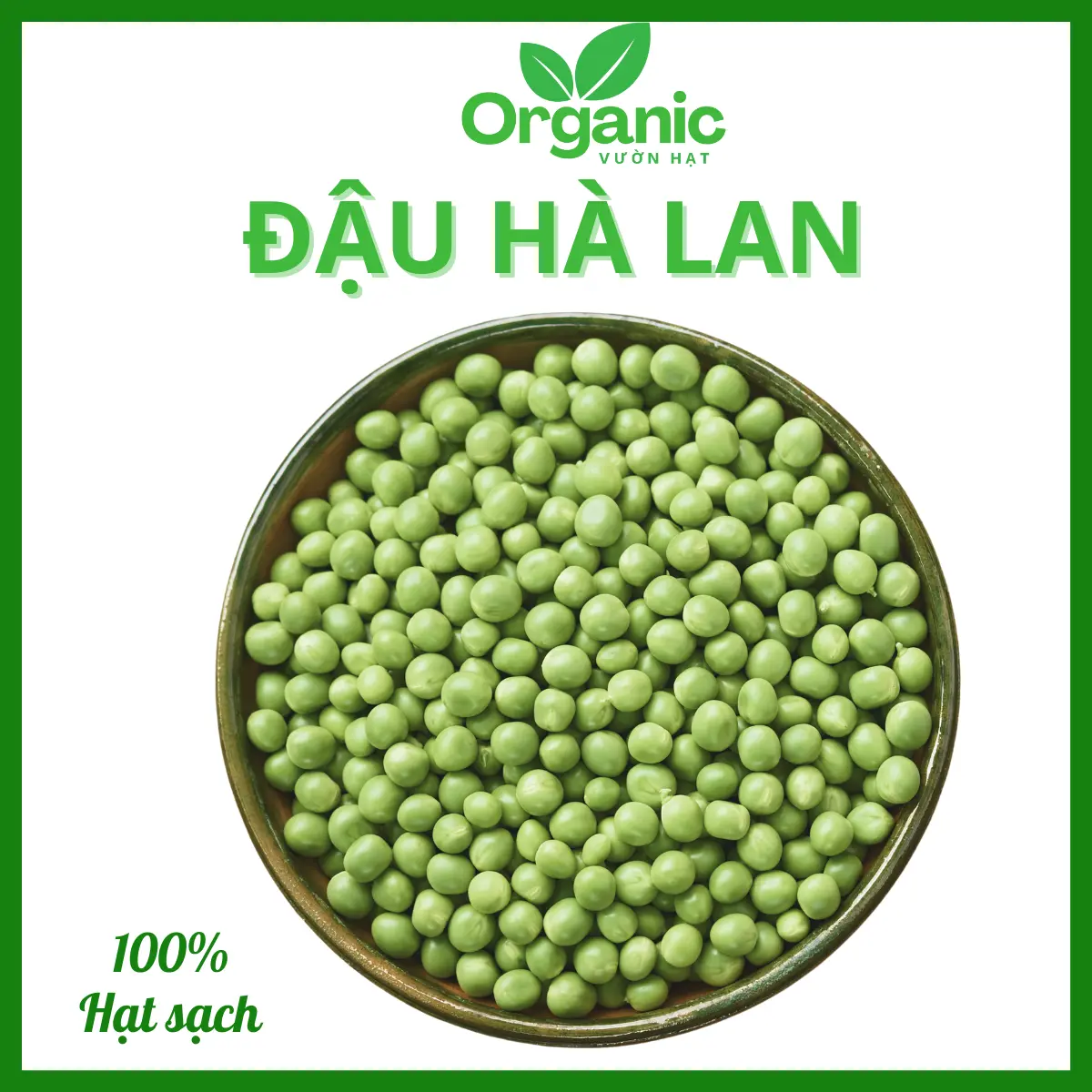 Đậu hà lan xanh khô, không biến đổi gen, Hạt đậu hà lan sống nấu ăn, nấu sữa hạt, làm mầm đậu rất tốt ̂