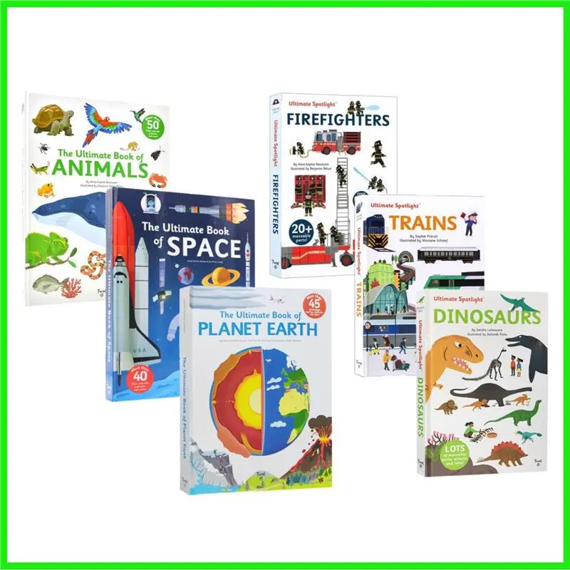 Original Product The Ultimate Book Of Animals/Earth/Space/Firefighter,Ultimate Spotlight 58y STEM Interactive Picture 3D Book