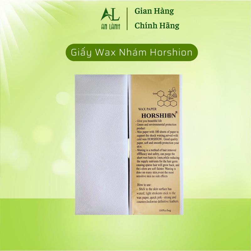 Giấy wax nhám 50 tờ - Giấy wax lông horshion Dùng Cho Sáp Lạnh