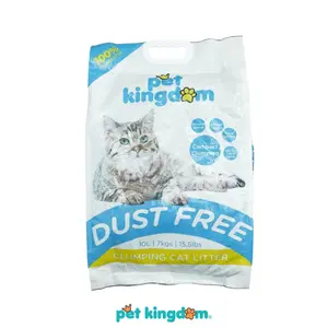 Pet Kingdom 10 ltr Pasir Kucing - Putih Gumpal Kotoran Hewan Pup Kucing Toilet Kucing Tempat Pup Pasir Gumpal Alas Kotoran