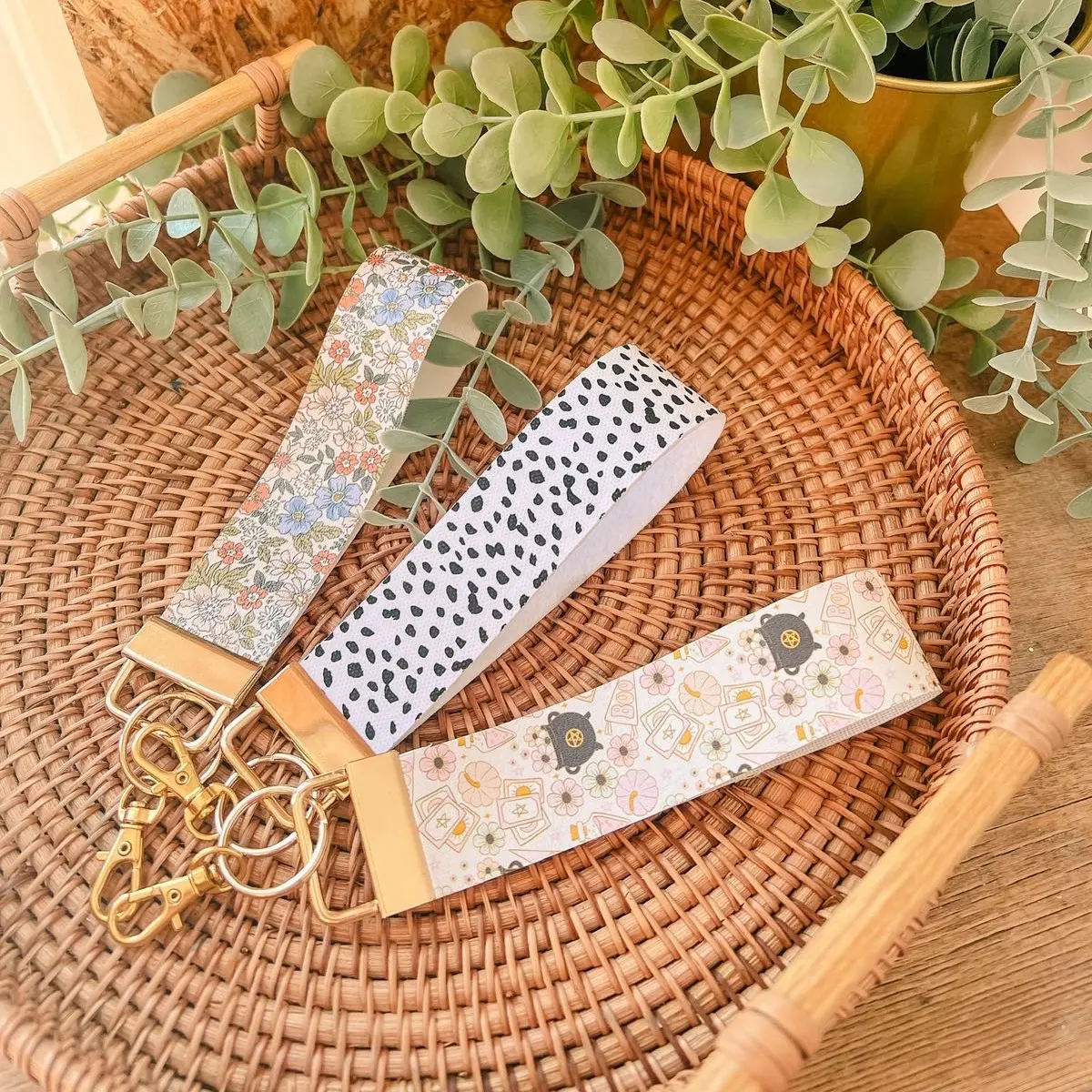 Wristlets key fob handmade perfect present
