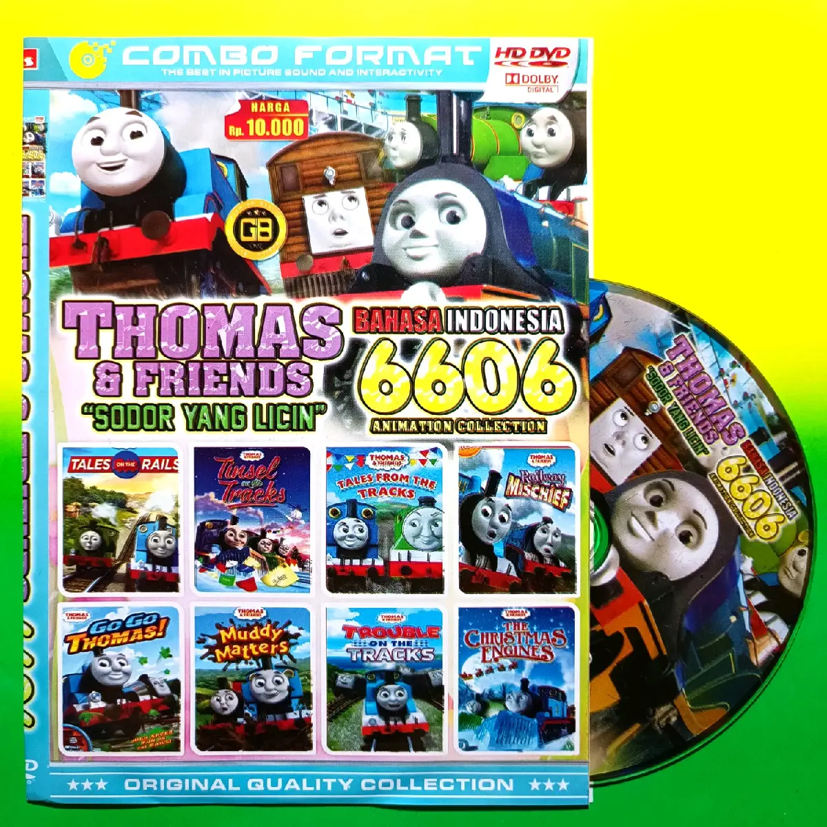KASET FILM KARTUN ANAK KOLEKSI KERETA THOMAS VOLUME 6606.