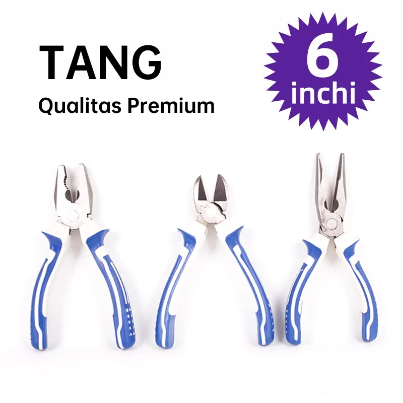 Tang Serbaguna / Tang Anti Karat / Tang Potong 3 Tipe 8 Inch Berkualitas Awet 6