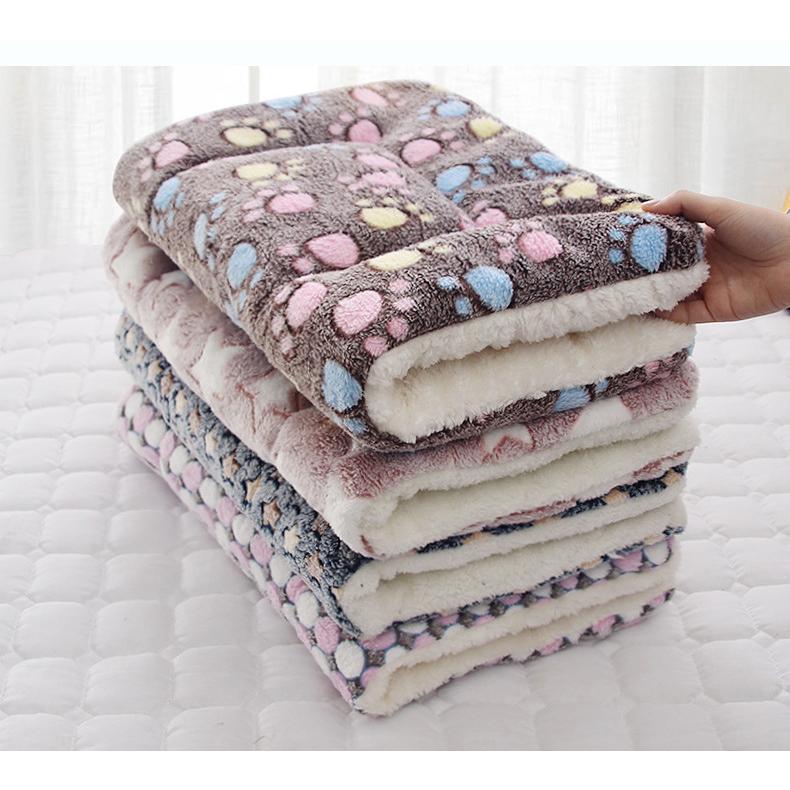 Đệm Ngủ Vải Flanen Mềm Dày Cho Thú Cưng, Chăn Lông Thú Cưng, Nệm Cho Chó, Mèo, Sofa, Thảm Gia Đình, Gối Cho Chó Ấm Áp 6
