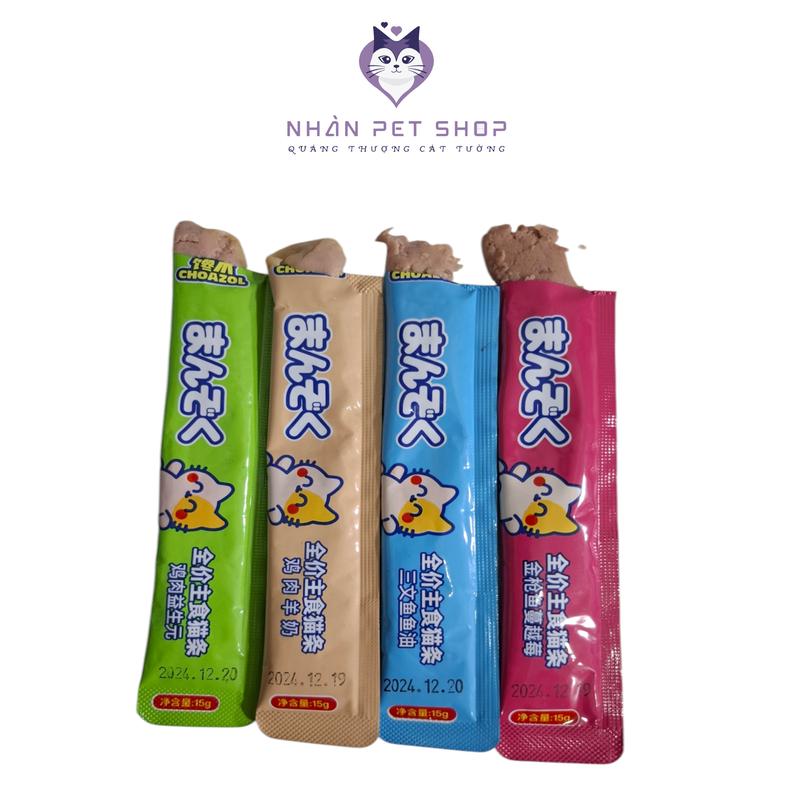 Combo 100 Thanh Súp Thưởng Cho Mèo Choazol Dành Cho Mèo Từ 2 Tháng Tuổi - Nhàn Pet Shop 1