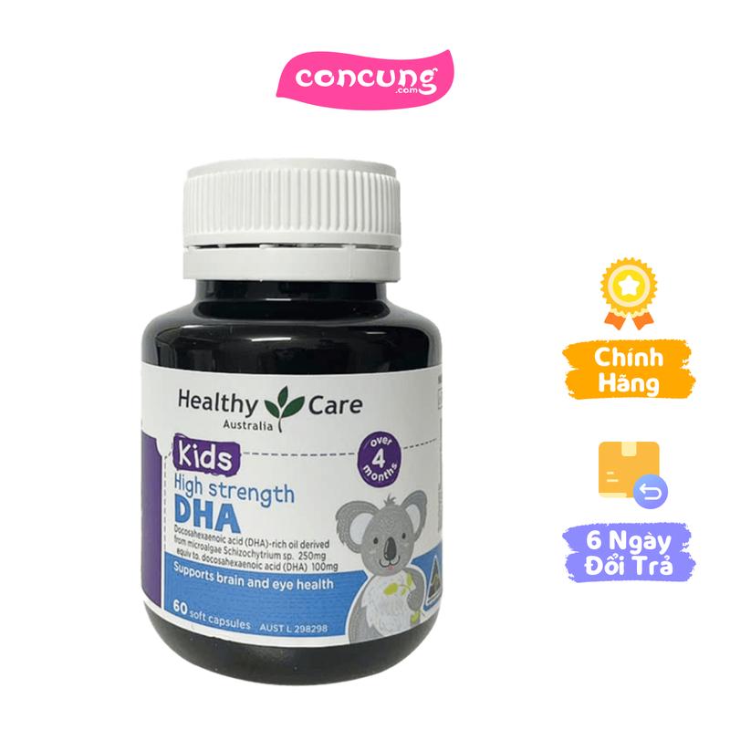 Viên uống bổ sung DHA Healthy Care Kids High Strength DHA