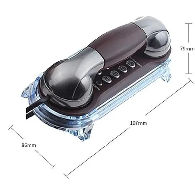 Điện Thoại Treo Tường Cổ Điển Nhỏ Đồ Trang Trí Cổ Điển, Phong Cách Cổ Điển Thích Hợp Để Treo Tường 6