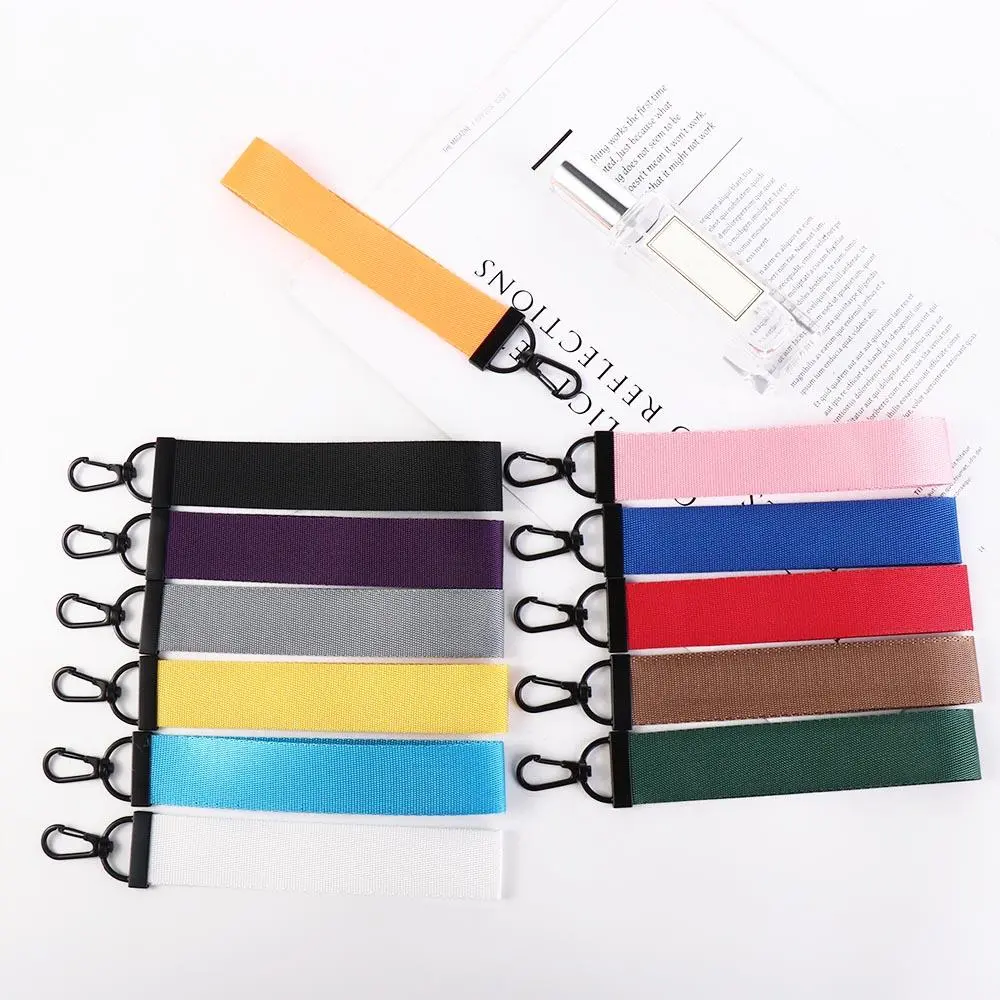 for Women Solid Colors Bag Charms Bag Keyring Car Keyring Phone Straps Keychain Lanyard Ribbon Rope Keychain Neck Strap Lanyard