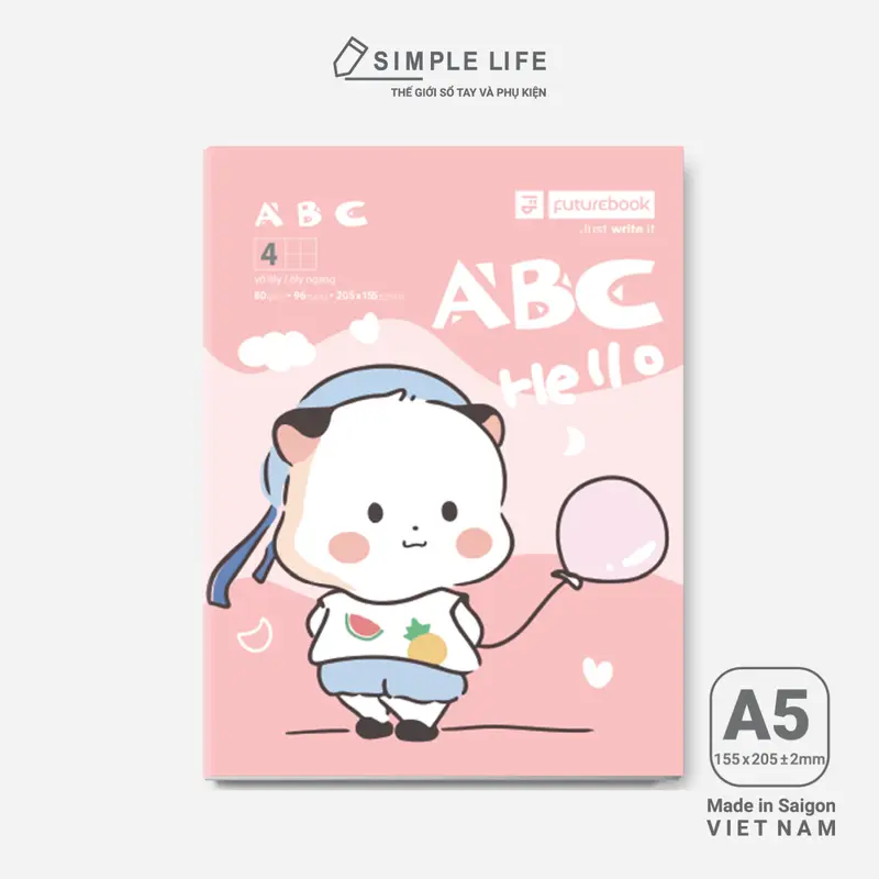 Tập Học Sinh - Vở 4 Ô Ly Vui Học ABC Futurebook 96 trang (DK-HS891) 2