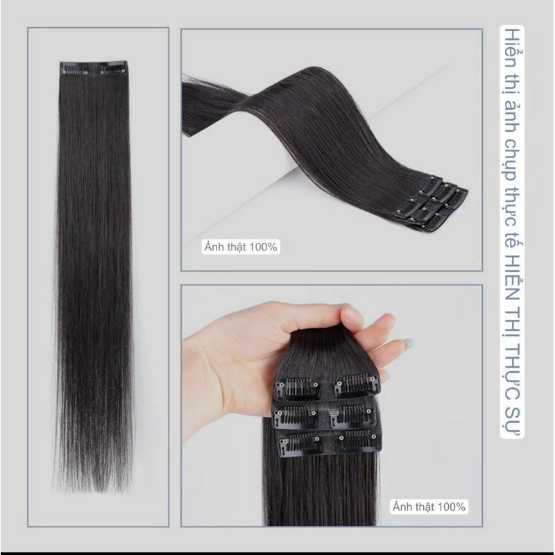 3 Phím tóc uốn nhiệt làm xoăn và nhuộm tóc được   không tẩy được tóc   Kẹp nối tóc từ sợi tóc thật tự nối tại nhà nhẹ như lông vũ 