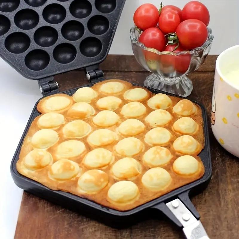 Egg Waffle Maker, 1 Count Double Headed Electric Waffle Bakeware, Kitchen Accessories, Egg Waffle Machine, Household Kitchen Gadgets 4