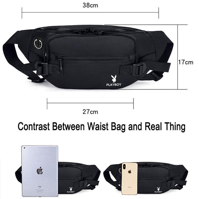 Product Introduction of 【24H shipping】Outdoor men's multi-functional sports bag portable waist bag crossbody bag 0