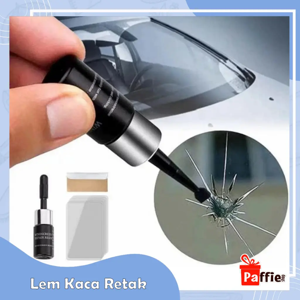 Promo Lem Kaca Retak Mobil Wind Shield LCD HP Aquarium Repair Tools Glass On Cod