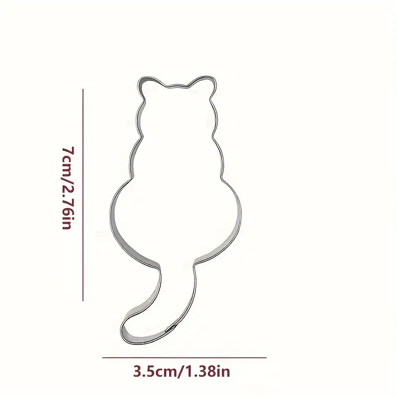 Delightful Cat-Shaped Aluminum Baking Cake Mold |  Hotel/Commercial Use, Restaurants, Food Trucks, Bakeries Bakeware Utensils Tin 4
