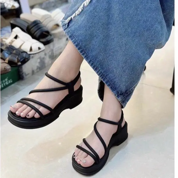 Sandal Dây Chéo Bo Chun Mã 801 HàngQc Fullbox