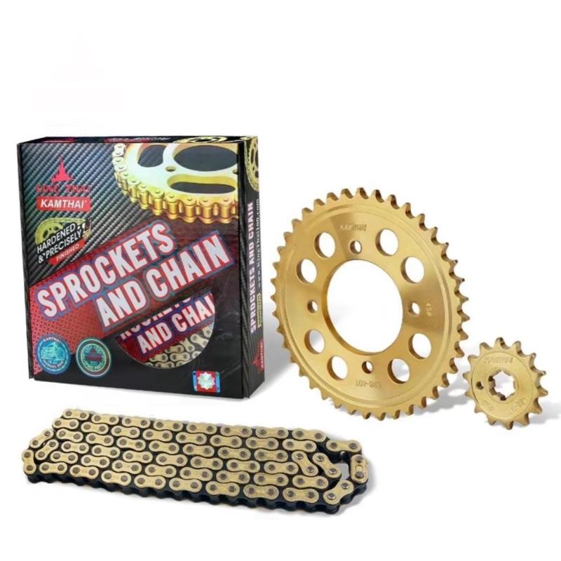 (Mã 4) : Nhông sên dĩa Ex 150, Ex 155, Ex 135, Winner V1 V2 V3, Raider Fi, Sonic Nhông bộ full vàng công nghệ của Thái Lan