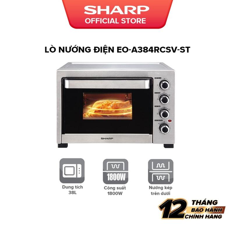 Lò Nướng Điện Sharp EO-A384RCSV-ST - Dung tích 38L Công suất 1800W