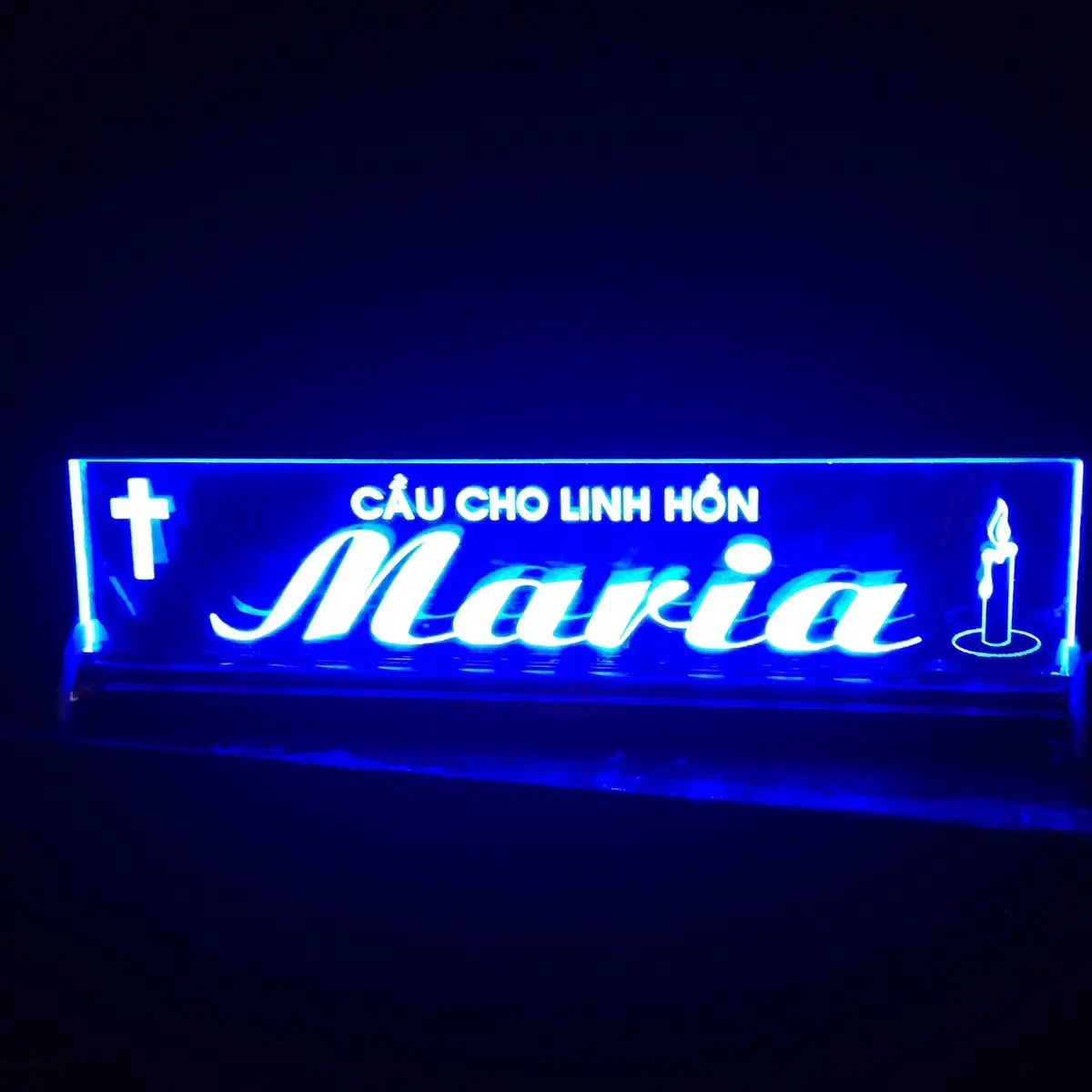 Chữ điện để bàn: CCLH  Maria (9x30cm)