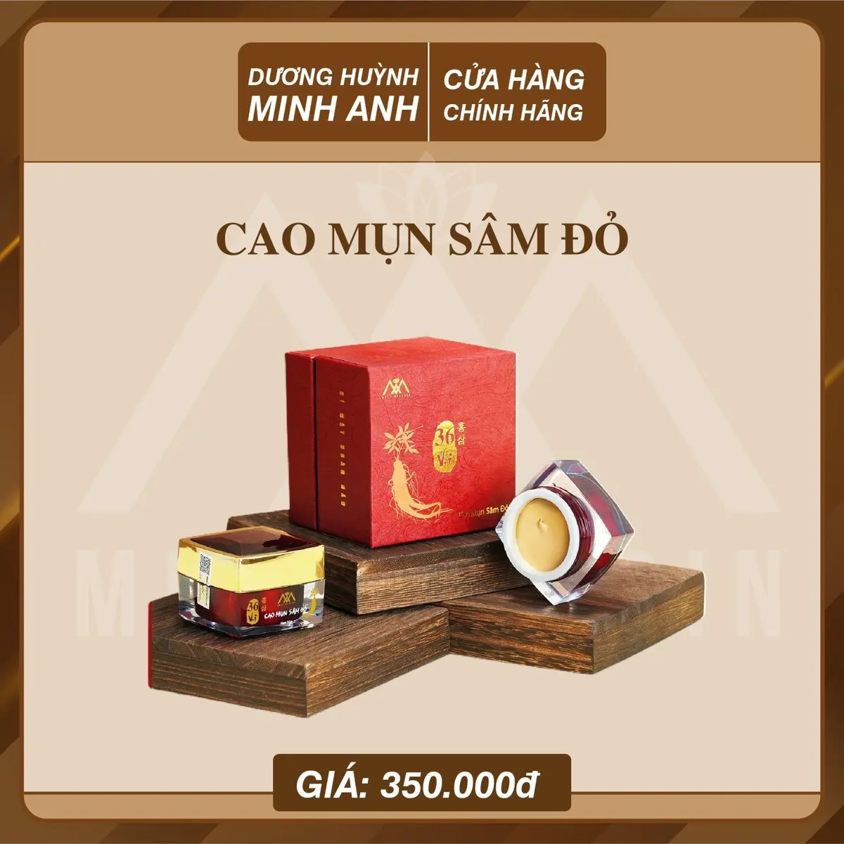Cao Mụn Sâm Đỏ 36 Vị MEEA 15 - Hỗ Trợ Giảm Mụn Giảm Thâm