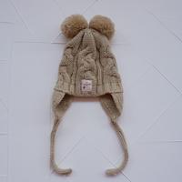 Gambar BYMAMAONTY - POMPOM Beanie (Topi Rajut Bayi) - Pompom-Cream dari BYMAMAONTY Kab. Klaten 3 Tokopedia