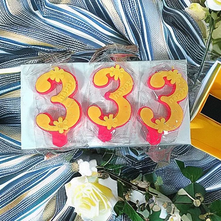 Hộp 20 Nến Số Siêu Rẻ- Phụ Kiện Trang Trí Bánh Sinh Nhật Bánh Kem 6