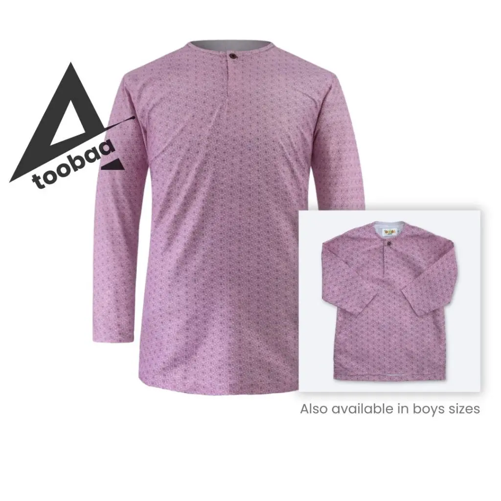 Men & Boys Kurta Inara - Pastel by Toobaa