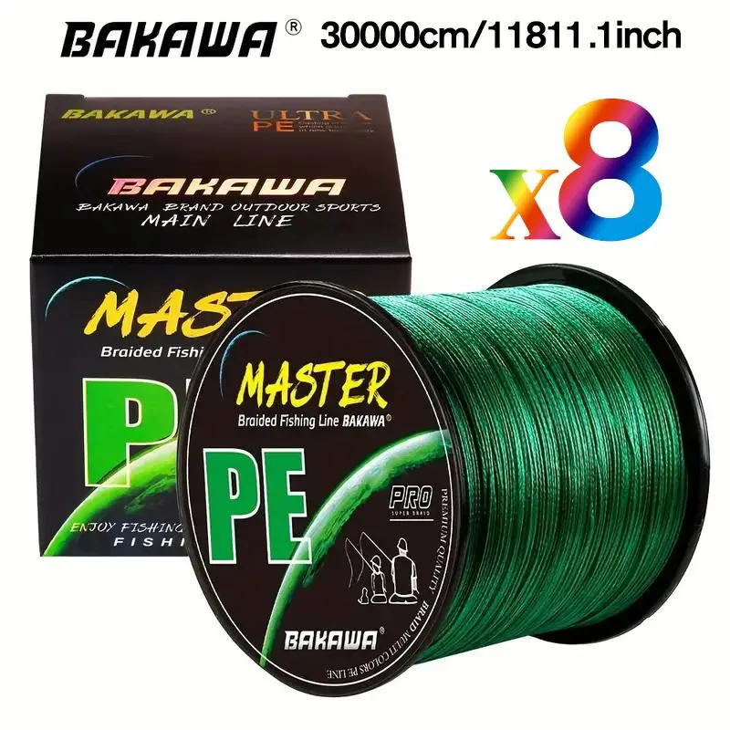 300m 8 Strands Braided Fishing Line, Multifilament PE Fishing Line, Strong Fishing Accessories for Outdoor Fishing