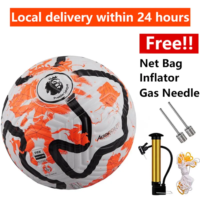High Quality Size 5 Bola Sepak Padang AntiSlip Soft PU Leather Soccer Football