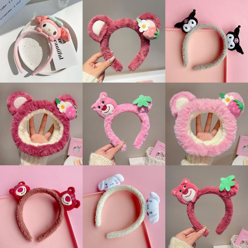 Băng Đô Cài Tóc Rửa Mặt Tổng Hợp, Bờm Tóc Tai Thỏ Tai Mèo Nơ Sừng Các Loại Dễ Thương Cho Nam Nữ