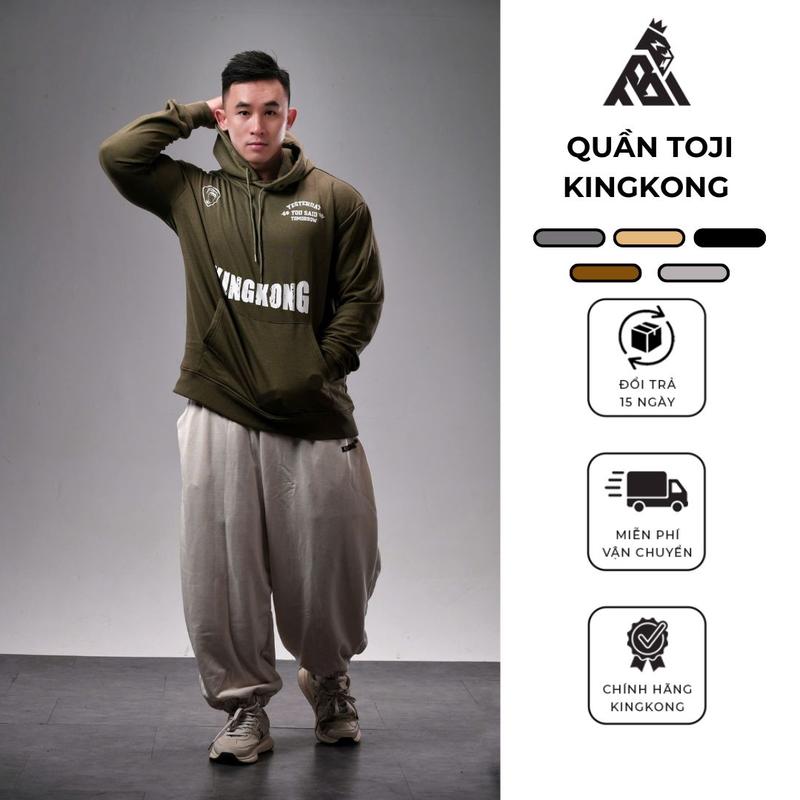 [Mới T7] Quần Jogger Toji Nỉ Chân Cua  - Local Brand TB KINGKONG SPORT WEAR