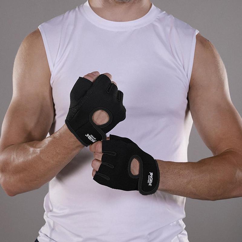 Product Introduction of Sports Gloves Fitness Gloves Silicone Non-slip Gloves Finger Breathable Sports Slip Sports H4F3 31